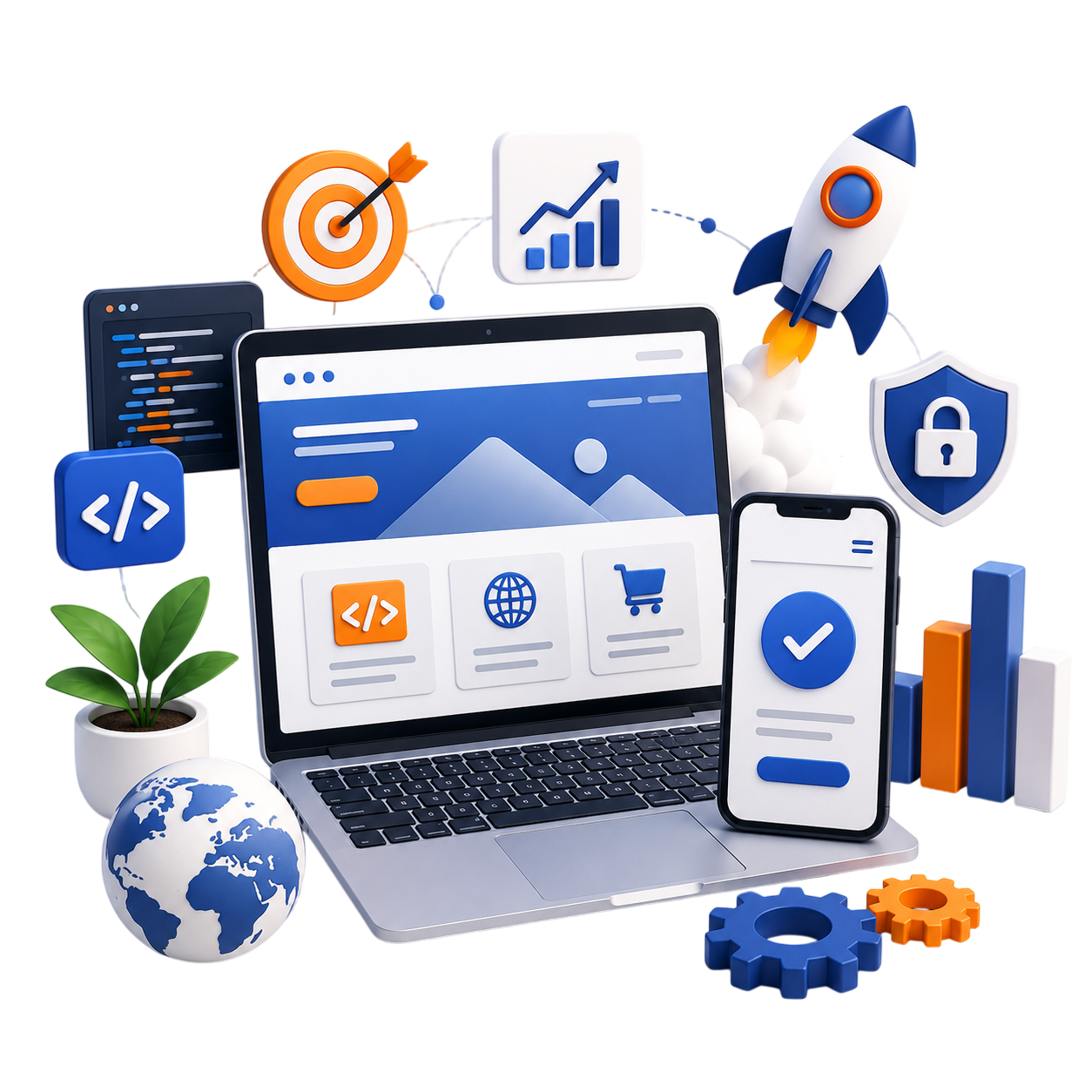 Web Development Services Illustration